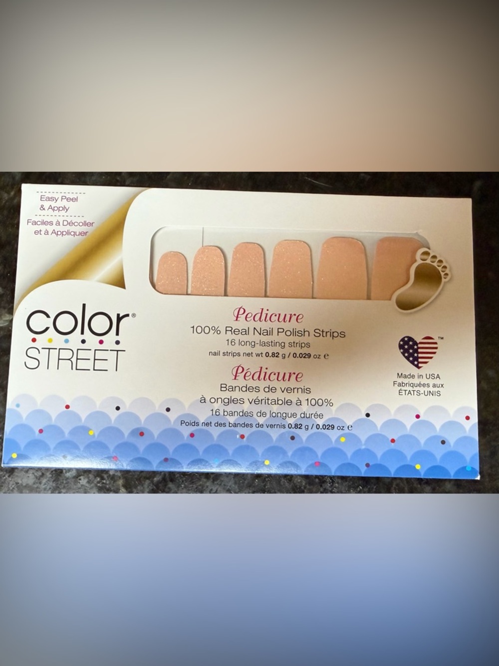 RETIRED Color Street Set (Waikiki Sand Pedicure)